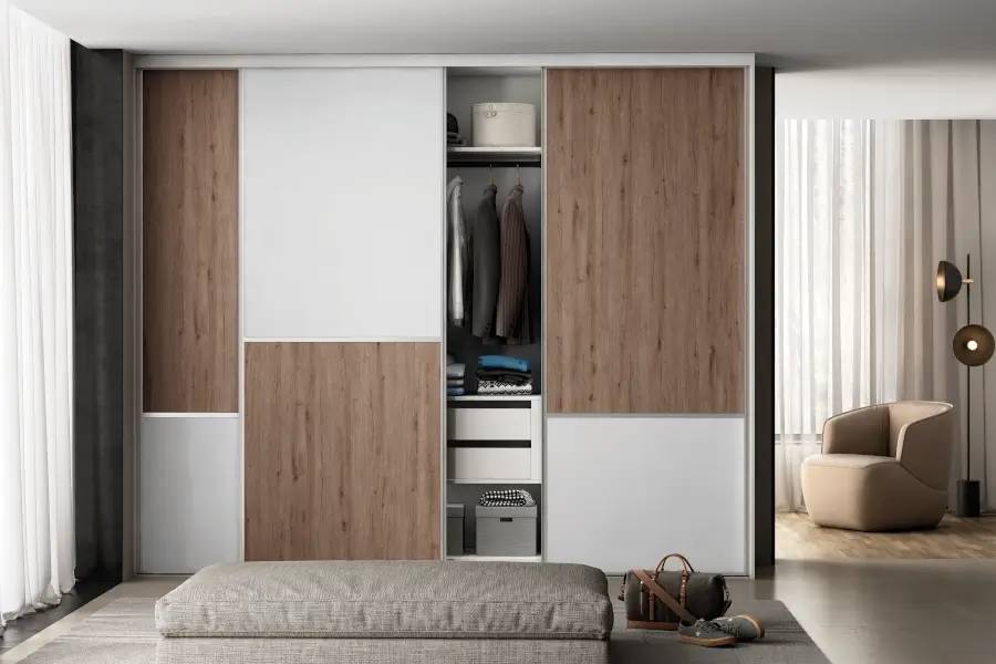 dressing moderne et élégant sur mesure pour organiser toutes vos affaires par L cuisine et aménagement